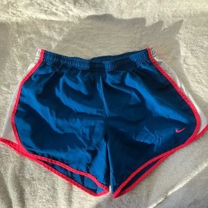 Nike Dri-Fit Shorts Blue w/ Pink & White trim (L)